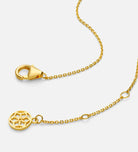 Two Rings Necklace in Gold