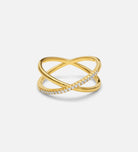 X Ring in Gold