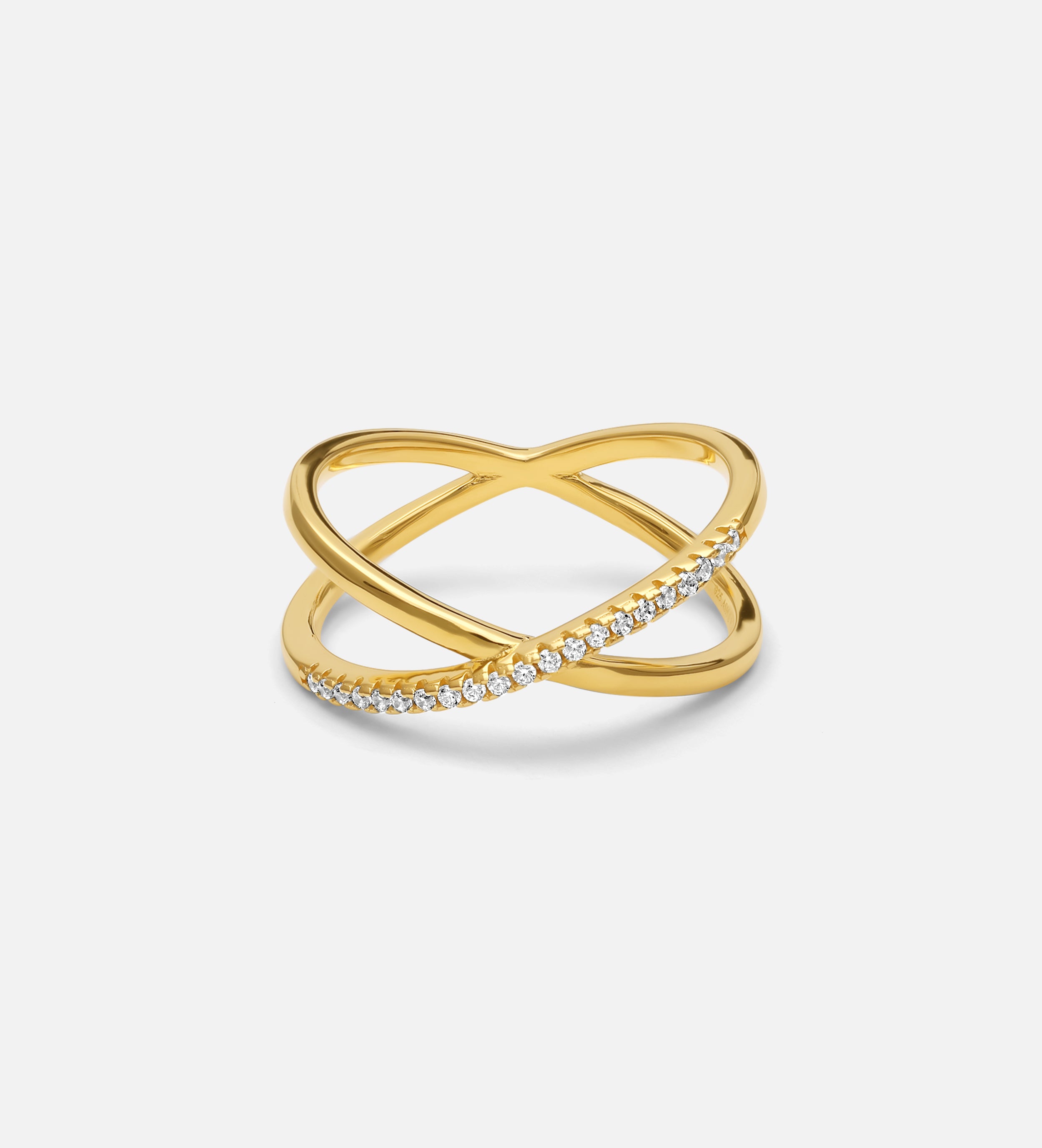 X Ring in Gold