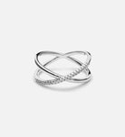 X Ring in Silver