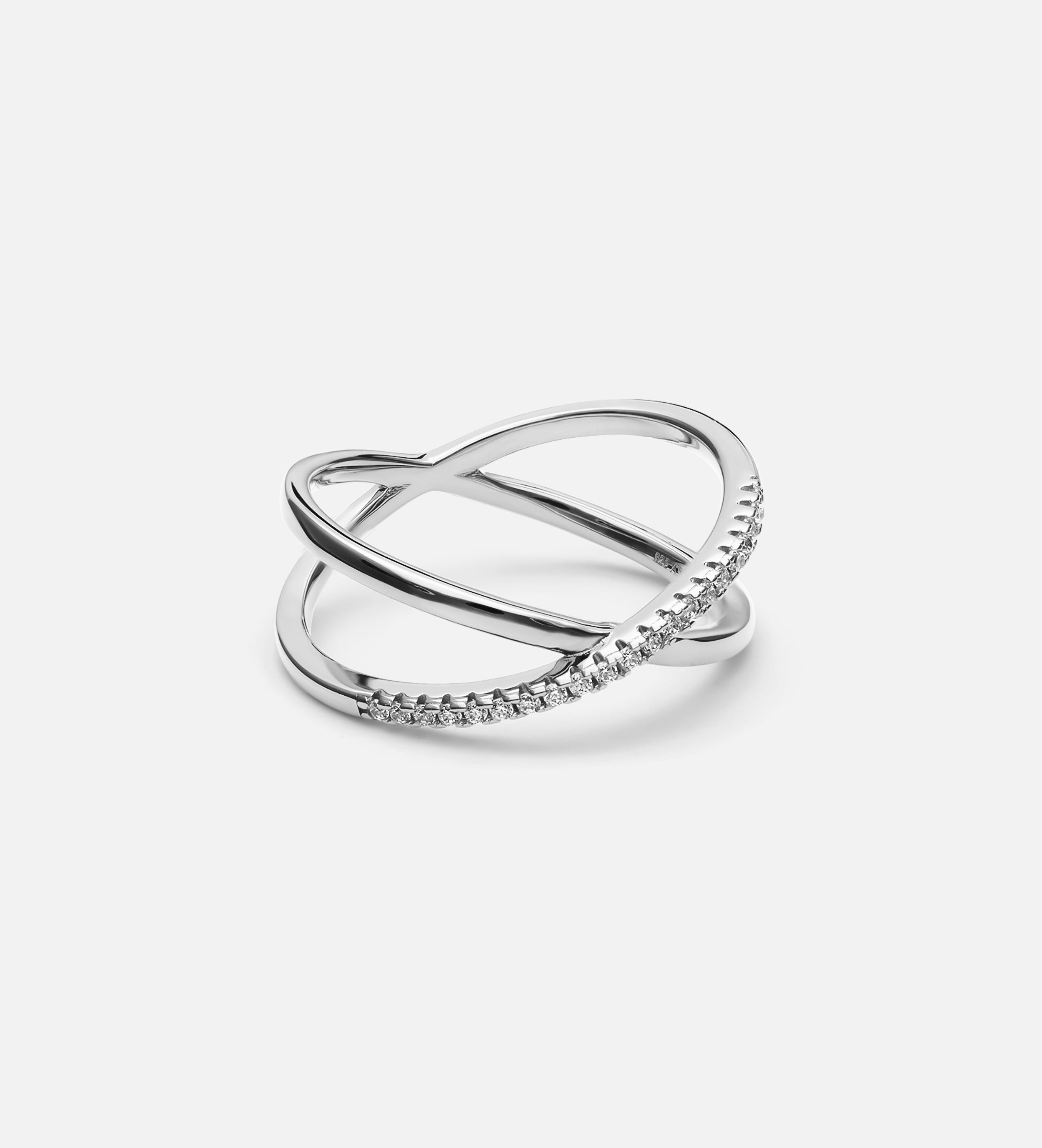 X Ring in Silver
