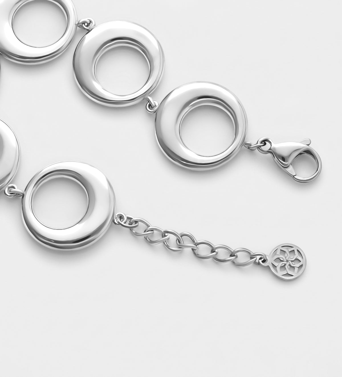 Orbit Energy Bracelet in Silver - Ash & Harry