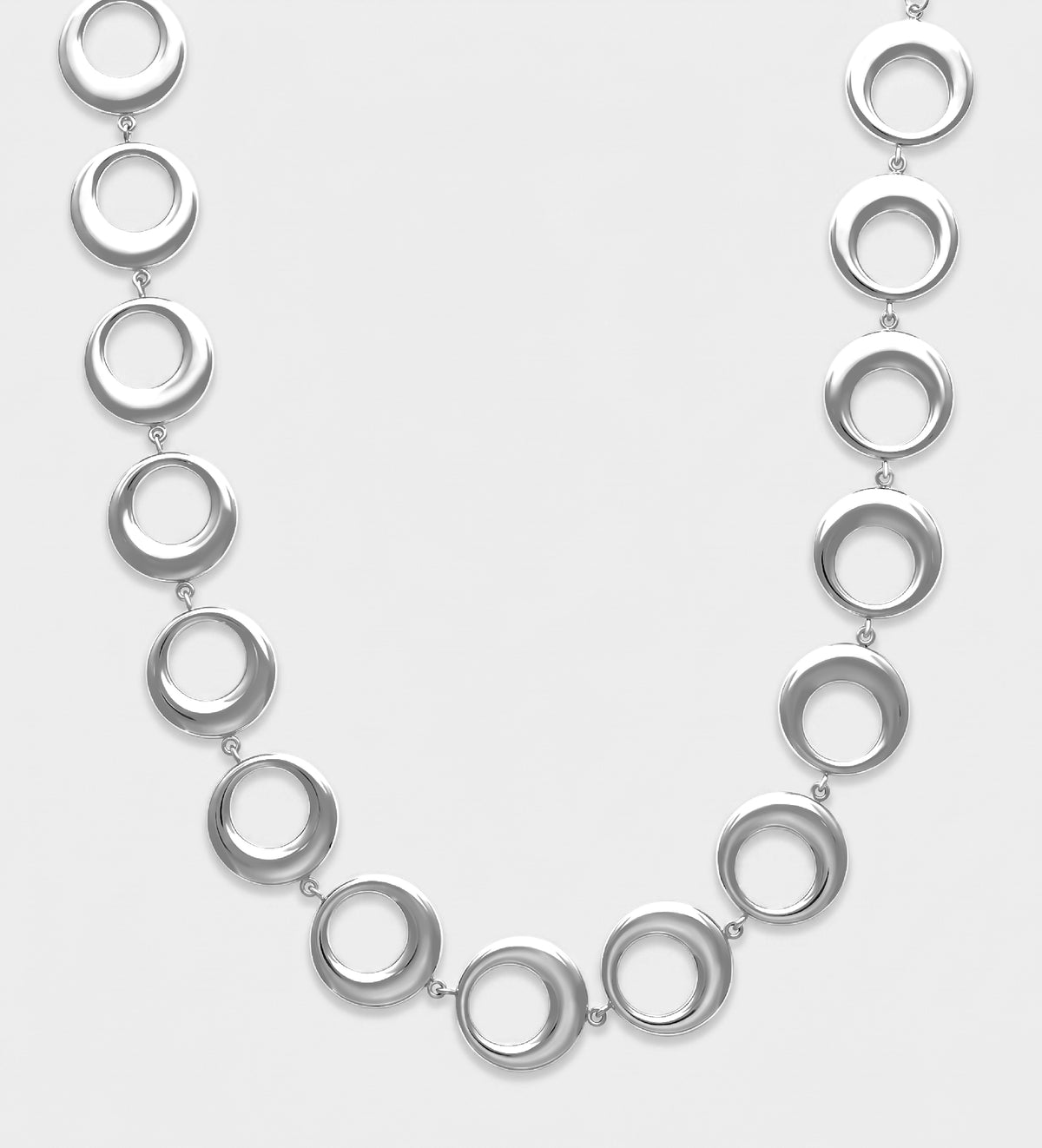 Orbit Energy Necklace in Silver - Ash & Harry