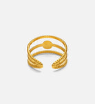 Orbit Malachite Ring