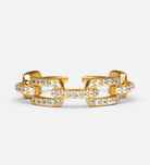 Pave Link Chain Ring