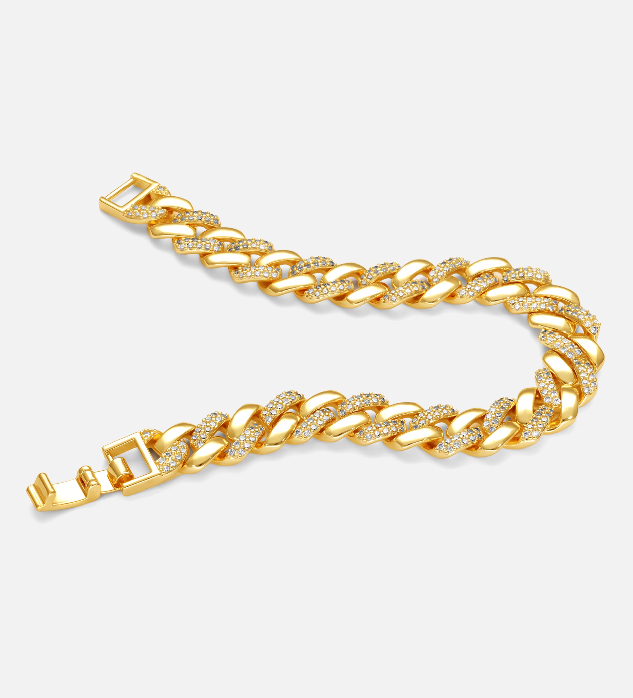 Radiant Cuban Link Diamond Bracelet