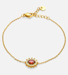 Ruby Sunburst Bracelet