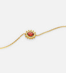 Ruby Sunburst Bracelet