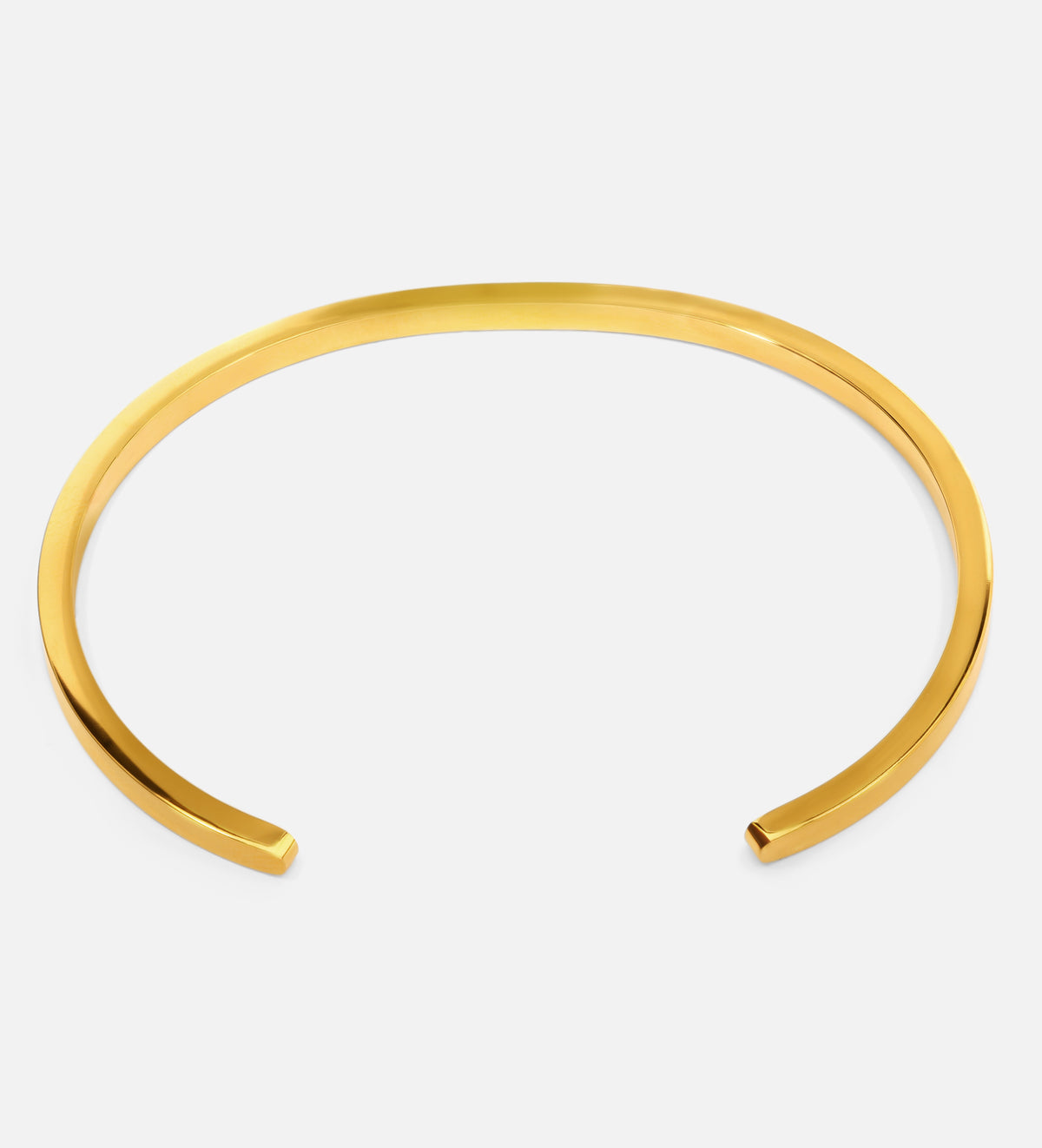 Sleek Gem Studded Cuff Bracelet - Ash & Harry