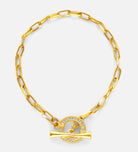 Sparkling Halo Toggle Bracelet