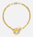 Sparkling Halo Toggle Bracelet