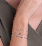 Anchor Chain Bracelet in Silver