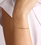 Figaro Bracelet in Gold