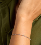 Figaro Bracelet in Silver