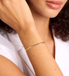 Herringbone Bracelet in Gold