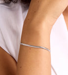 Herringbone Bracelet in Silver