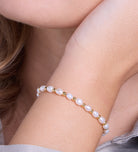 Pearl Beaded Bracelet in Gold