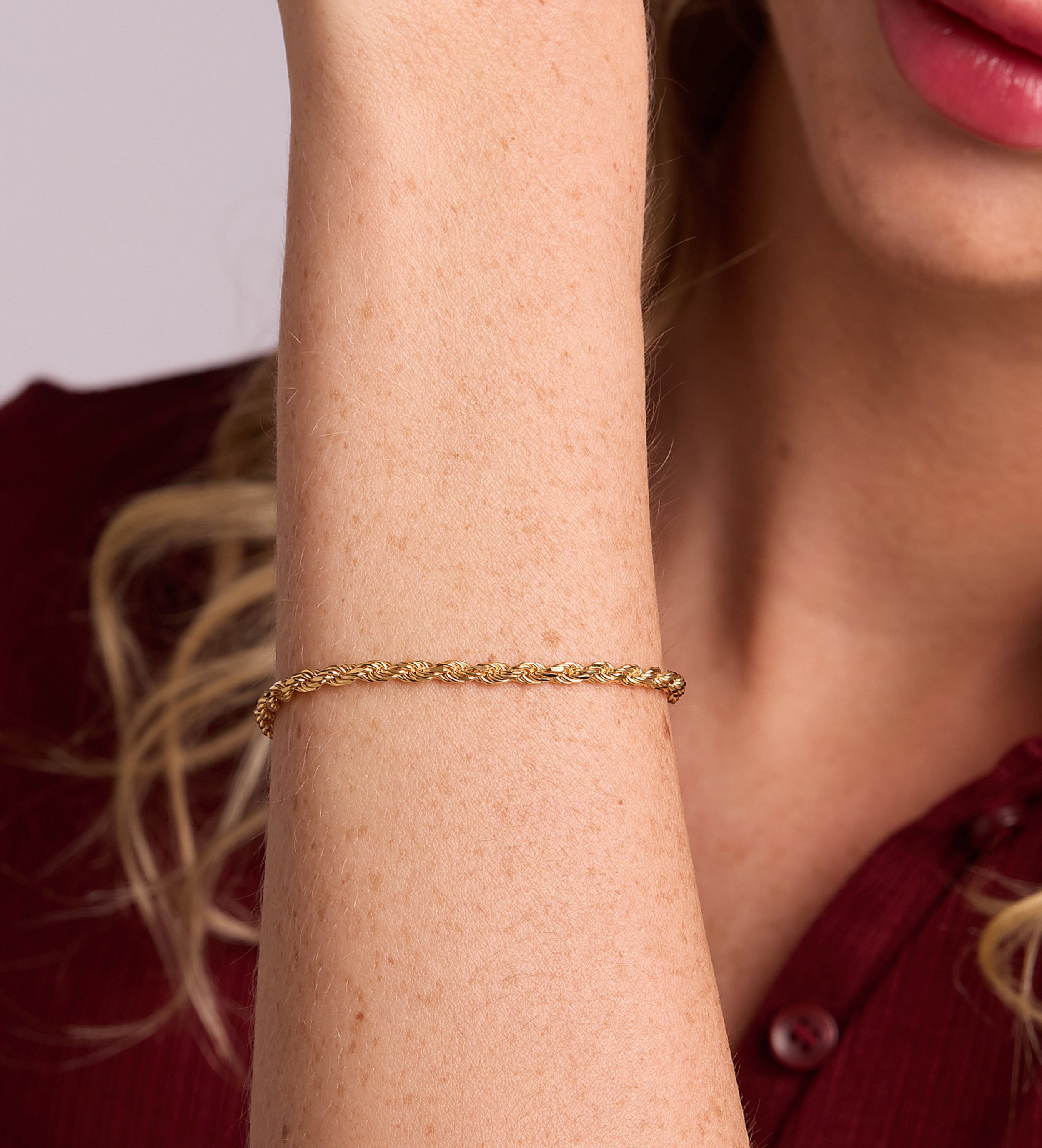 Rope Bracelet in Gold