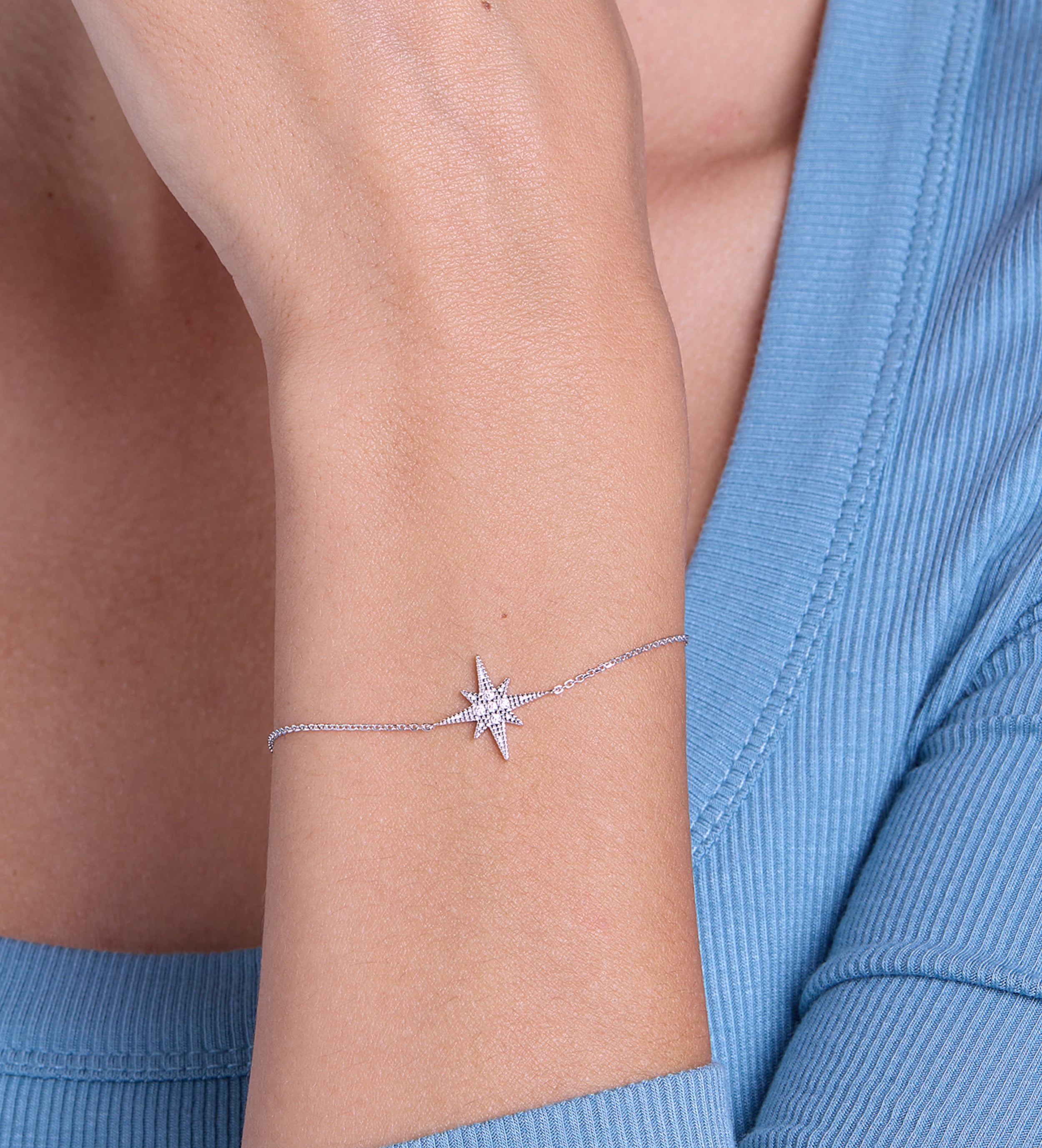 Starburst Bracelet in Silver