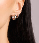 Bold Small Hoops in Silver