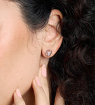 Clover Earrings in Silver