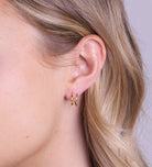 Spiral Hoops in Gold