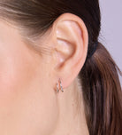 Spiral Hoops in Silver