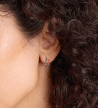 Spiral Hoops in Silver