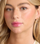 Thin Large Hoops in Gold