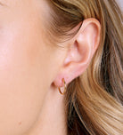 Thin Small Hoops in Gold