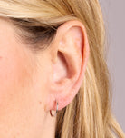 Thin Small Hoops in Silver