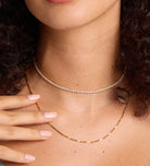 Box Chain Necklace in Gold