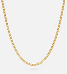 Curb Chain Necklace in Gold