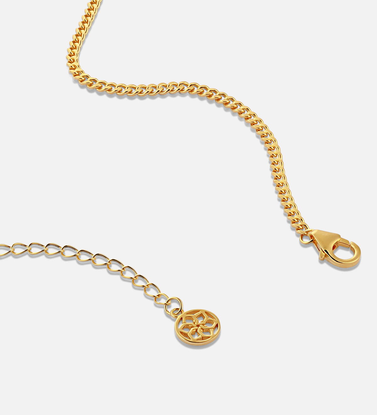 Curb Chain Necklace in 18k Gold Plating on 925 Silver - Ash & Harry