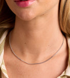 Curb Chain Necklace in Silver