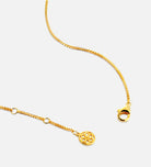 Emerald Cut Pendant Necklace in Gold