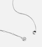 Emerald Cut Pendant Necklace in Silver