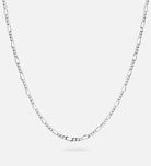 Figaro Chain Necklace in Silver