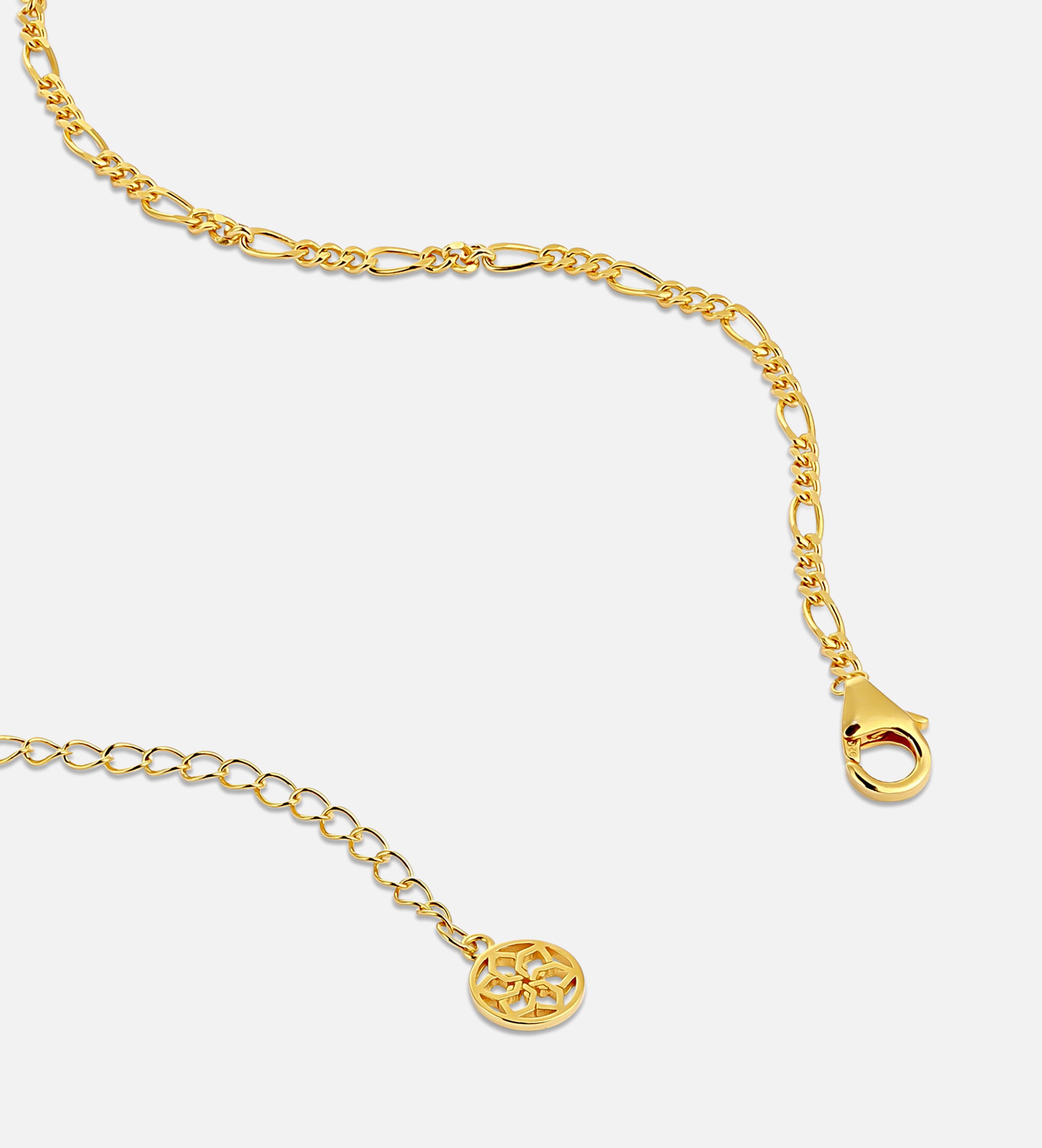 Figaro Chain Necklace in Gold