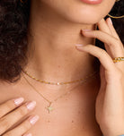 Flutter Chain Choker in Gold