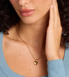 Heart Necklace in Gold
