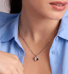 Heart Necklace in Silver