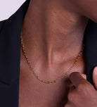 Paperclip Necklace in Gold