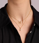 Pearl Pendant Necklace in Gold