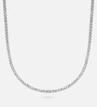 Tennis Necklace in Silver