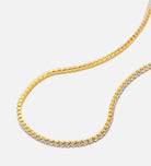 Tennis Necklace in Gold