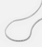 Tennis Necklace in Silver