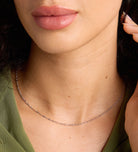 Twist Chain Necklace in Silver