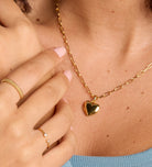 Two Stone Open Bezel Ring in Gold