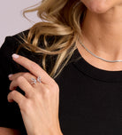 Butterfly Open Ring in Silver